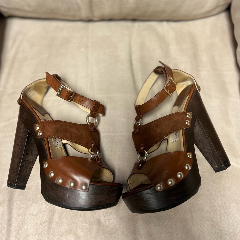 Jimmy Choo Leather Sandals